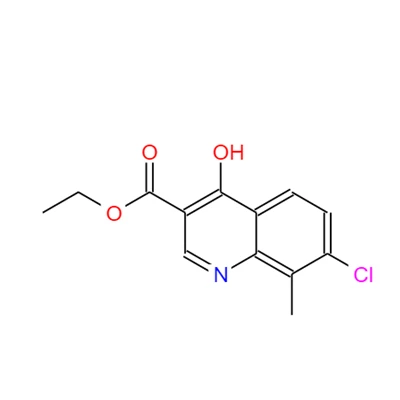 Ethyl 7-chlor-4-hydroxy-8-methylquinolin-3-carboxylat CAS 5350-94-7
